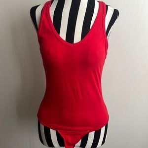 Red bodysuit